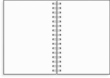 Anteckningsbok - Notebook - blank A5 Black