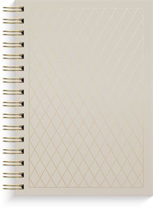 Anteckningsbok - Notebook - A5 Diamond Pattern