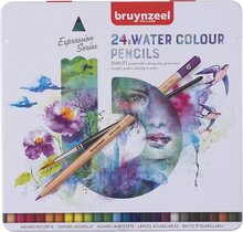Akvarellpenna Expression Series 24 Färger Med Pensel