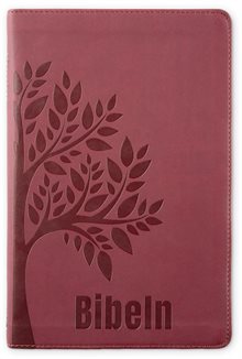 Bibel 2026 Slimline - Konstskinn röd